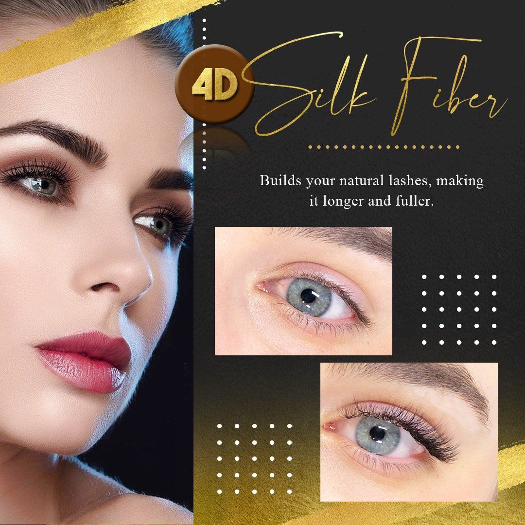 4D Silk Fiber Waterproof Voluminous Mascara
