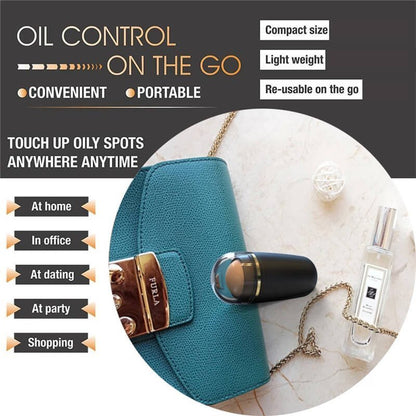 Olie-absorberende vulkanische gezichtsroller