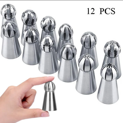 7 Designs spherical decorating nozzles