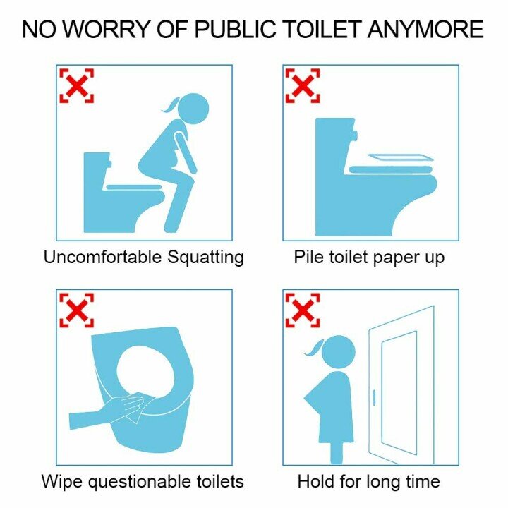 Biodegradable Disposable Plastic Toilet Seat Cover.