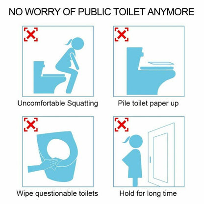 Biodegradable Disposable Plastic Toilet Seat Cover.