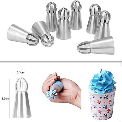 7 Designs spherical decorating nozzles