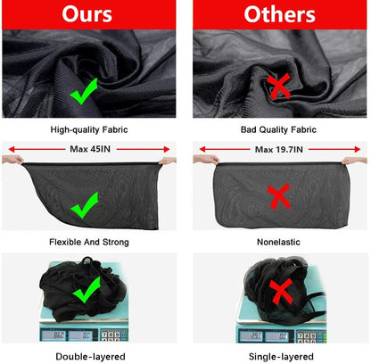 Bescherming tegen hitte en muggen - Universele auto-raamhorren 