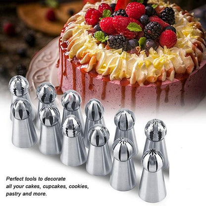 7 Designs spherical decorating nozzles