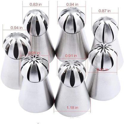 7 Designs spherical decorating nozzles