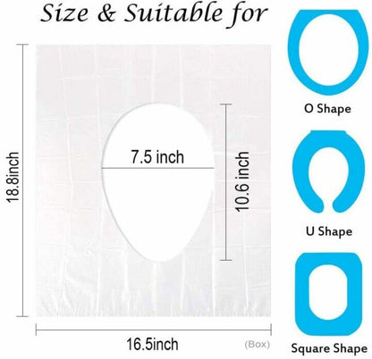 Biodegradable Disposable Plastic Toilet Seat Cover.