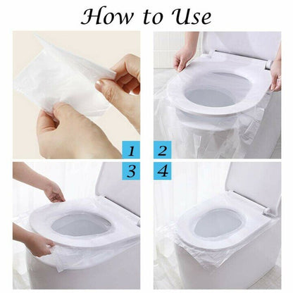 Biodegradable Disposable Plastic Toilet Seat Cover.