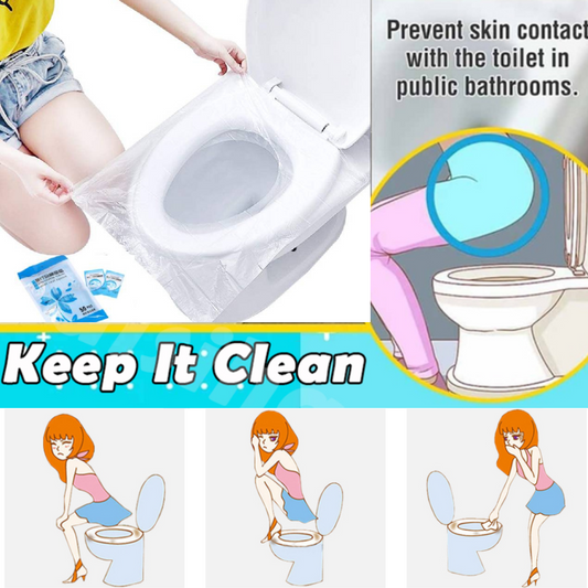 Biodegradable Disposable Plastic Toilet Seat Cover.