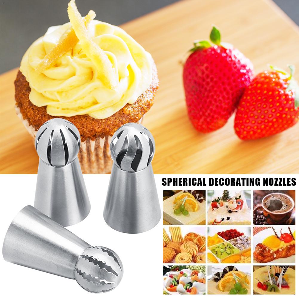 3 New Designs 🎁 🎂  Spherical Decorating Nozzles