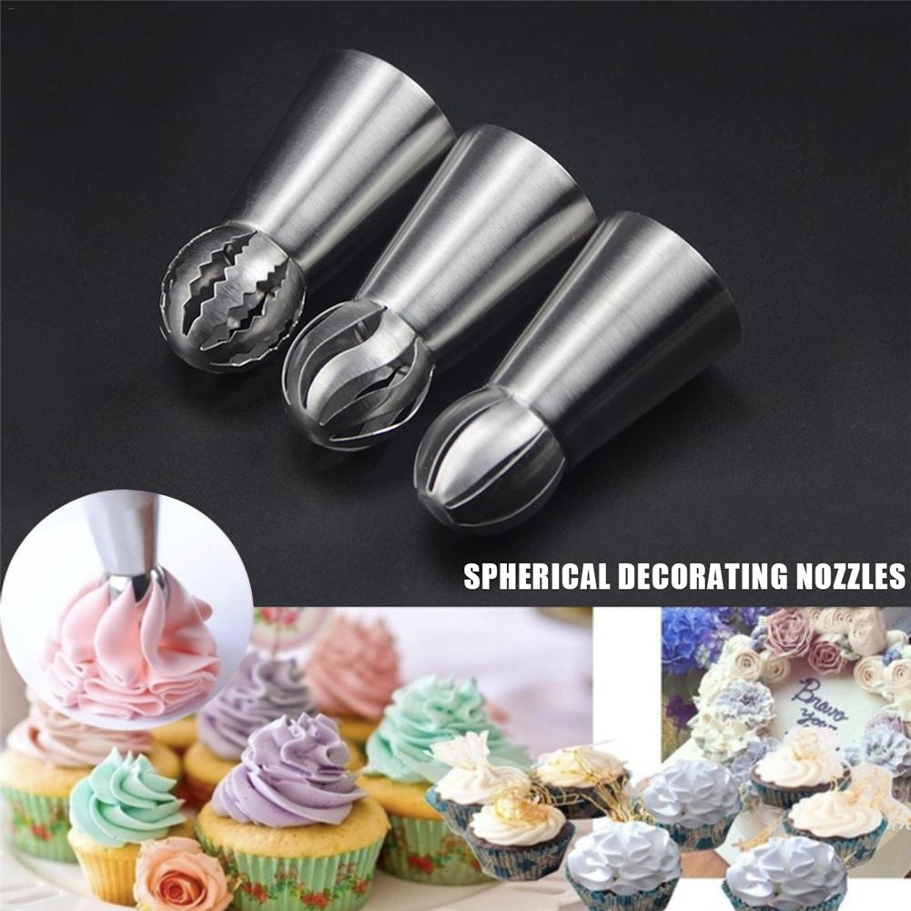 3 New Designs 🎁 🎂  Spherical Decorating Nozzles