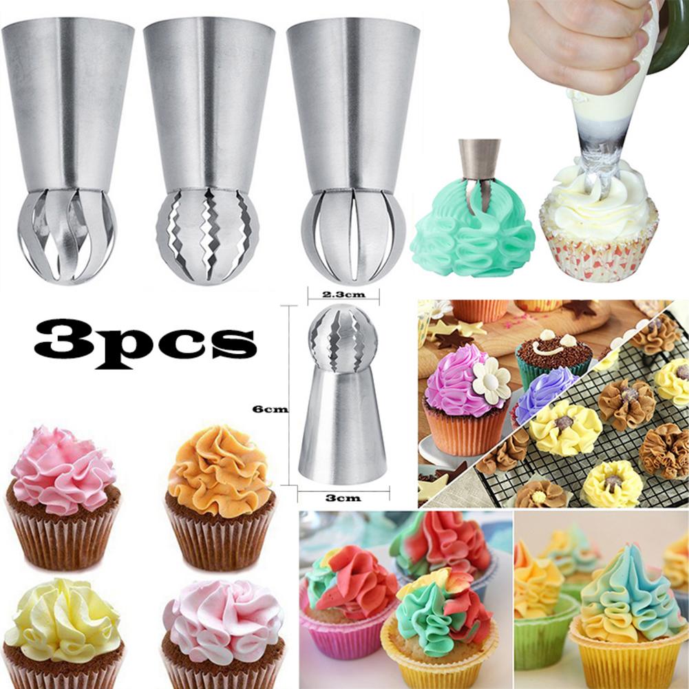 3 New Designs 🎁 🎂  Spherical Decorating Nozzles